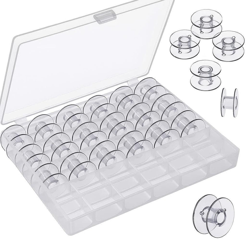 Urban Looms 24 Pcs Sewing Machine Thread Bobbins