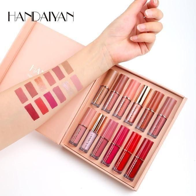 Urban Looms Velvet Matte Liquid Lipstick Set 12Pcs