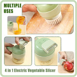 Urban Looms 4 in 1 Portable Electric Vegetable Cutter Set