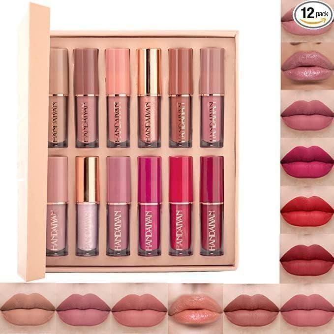 Urban Looms Velvet Matte Liquid Lipstick Set 12Pcs