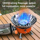 Urban Looms Windproof Outdoor Electronic Foldable Lotus Gas Stove