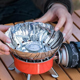 Urban Looms Windproof Outdoor Electronic Foldable Lotus Gas Stove