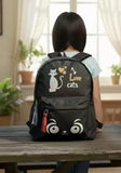 Cat Printed Backpack