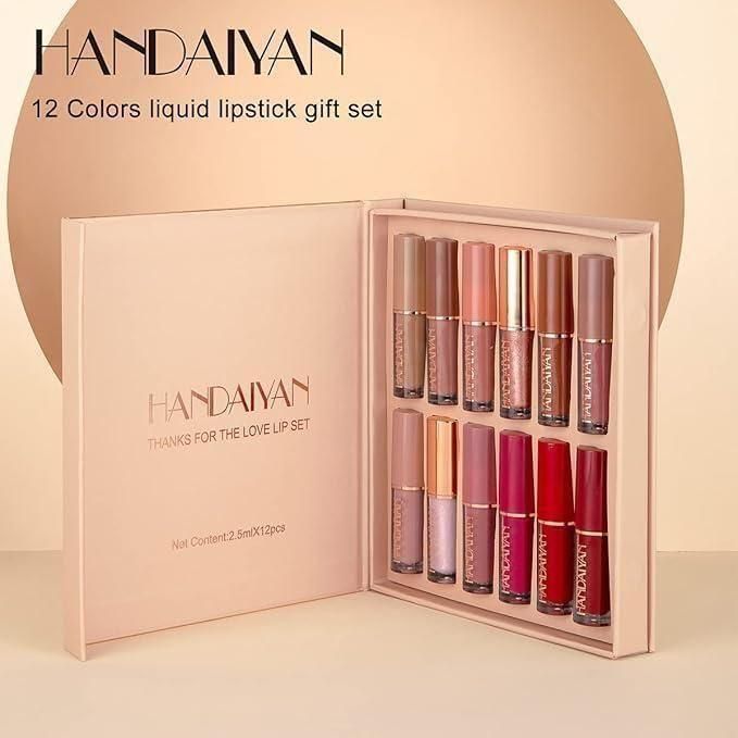 Urban Looms Velvet Matte Liquid Lipstick Set 12Pcs
