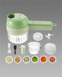 Urban Looms 4 in 1 Portable Electric Vegetable Cutter Set