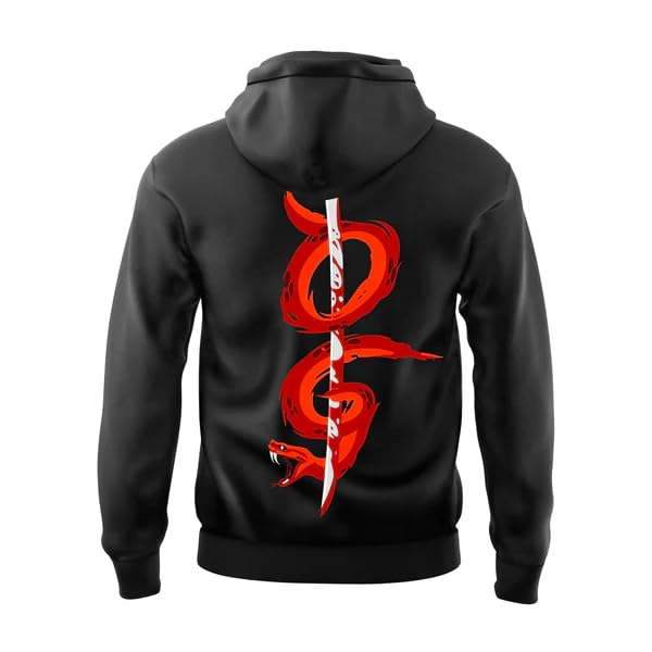 Urban looms Black Unisex Hoodie Sweatshirt 100% Cotton Hooded Neck Regular Fit